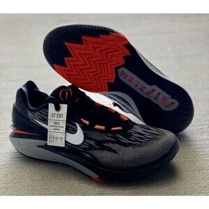 Nike Air Zoom GT Cut 2 Black Bright Crimson Size 5 Men 6.5 Women New DJ6015-001